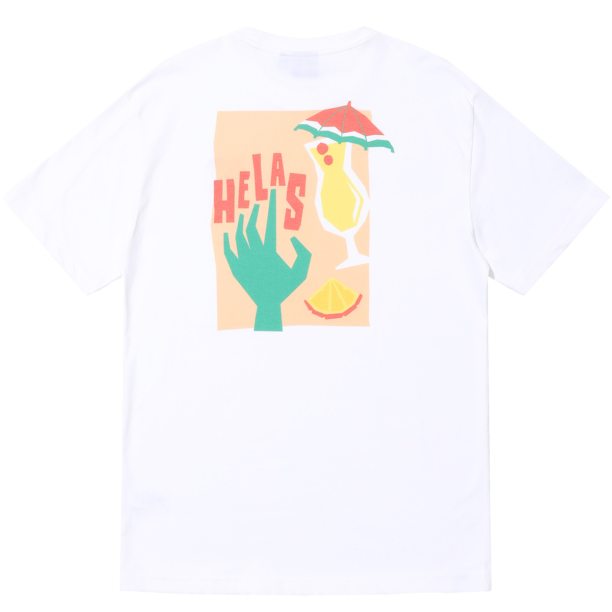 Helas Cocktail T-Shirt White Helas Cocktail T-Shirt White