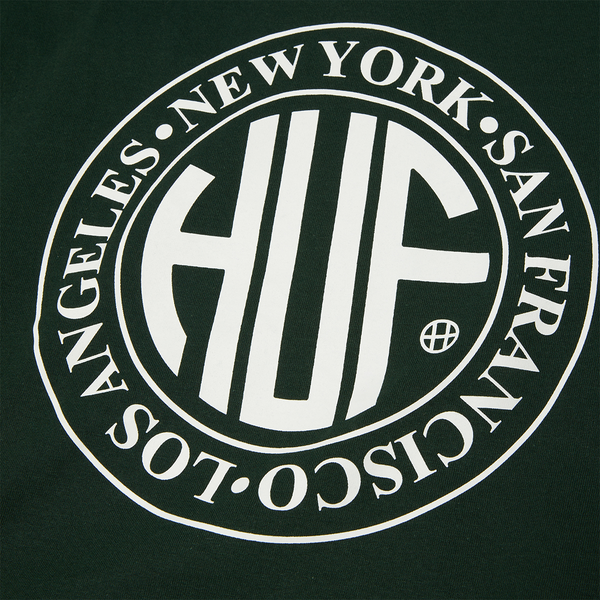 HUF Regional T-Shirt Forest Green/White