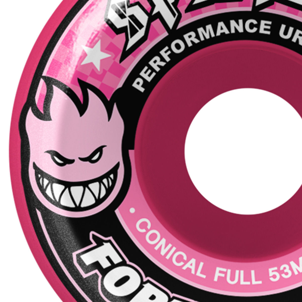 Spitfire Formula Four Conical Full Wheels Pink 99D 53mm Spitfire Formula Four Conical Full Wheels Pink 99D 53mm