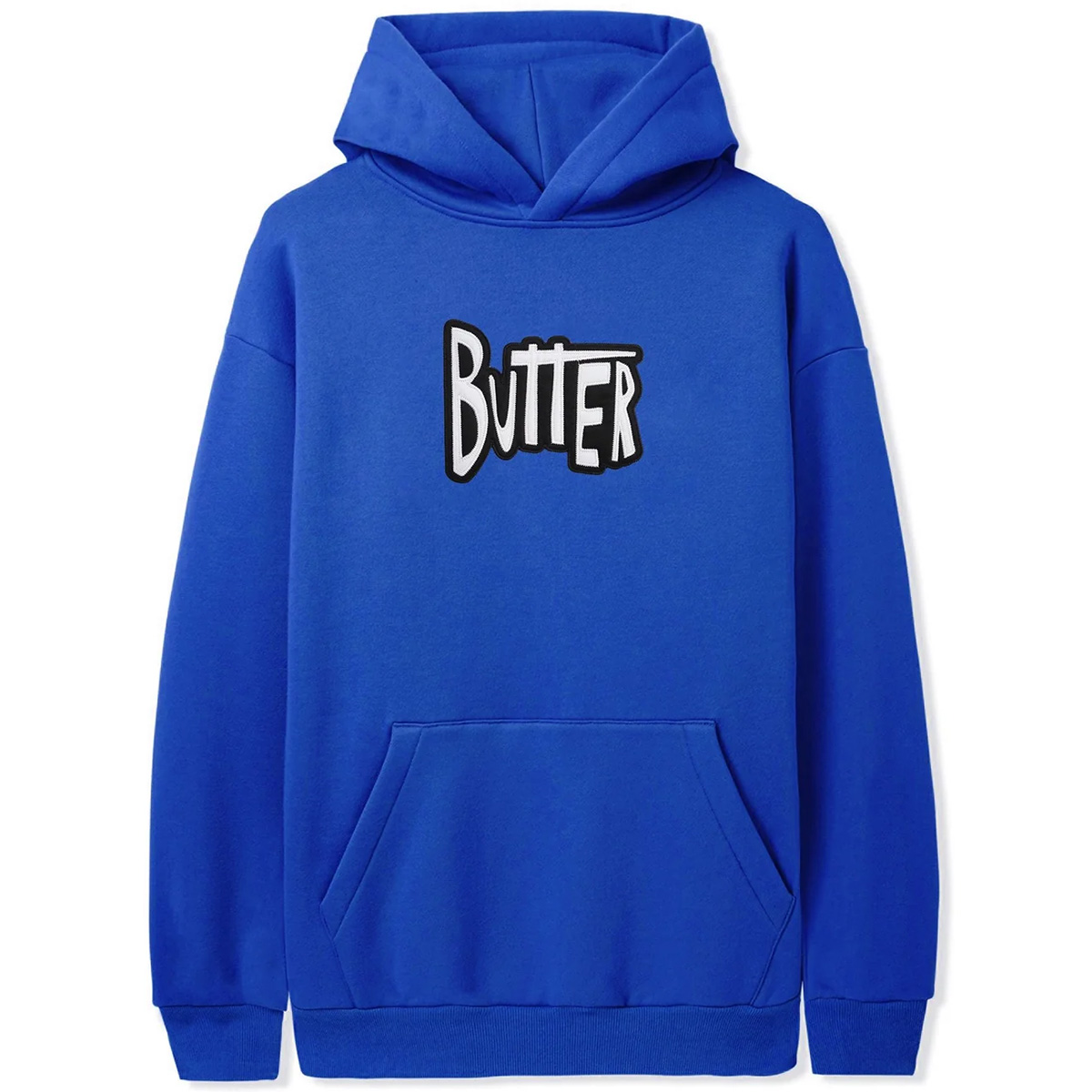 Butter Goods Sketch Applique Hoodie Royal Butter Goods Sketch Applique Hoodie Royal