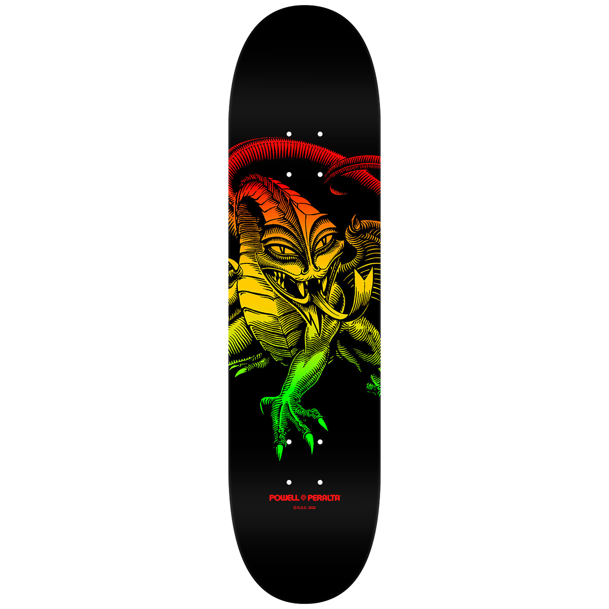 Powell Peralta Caballero Fade Rasta Skateboard Deck 8.25