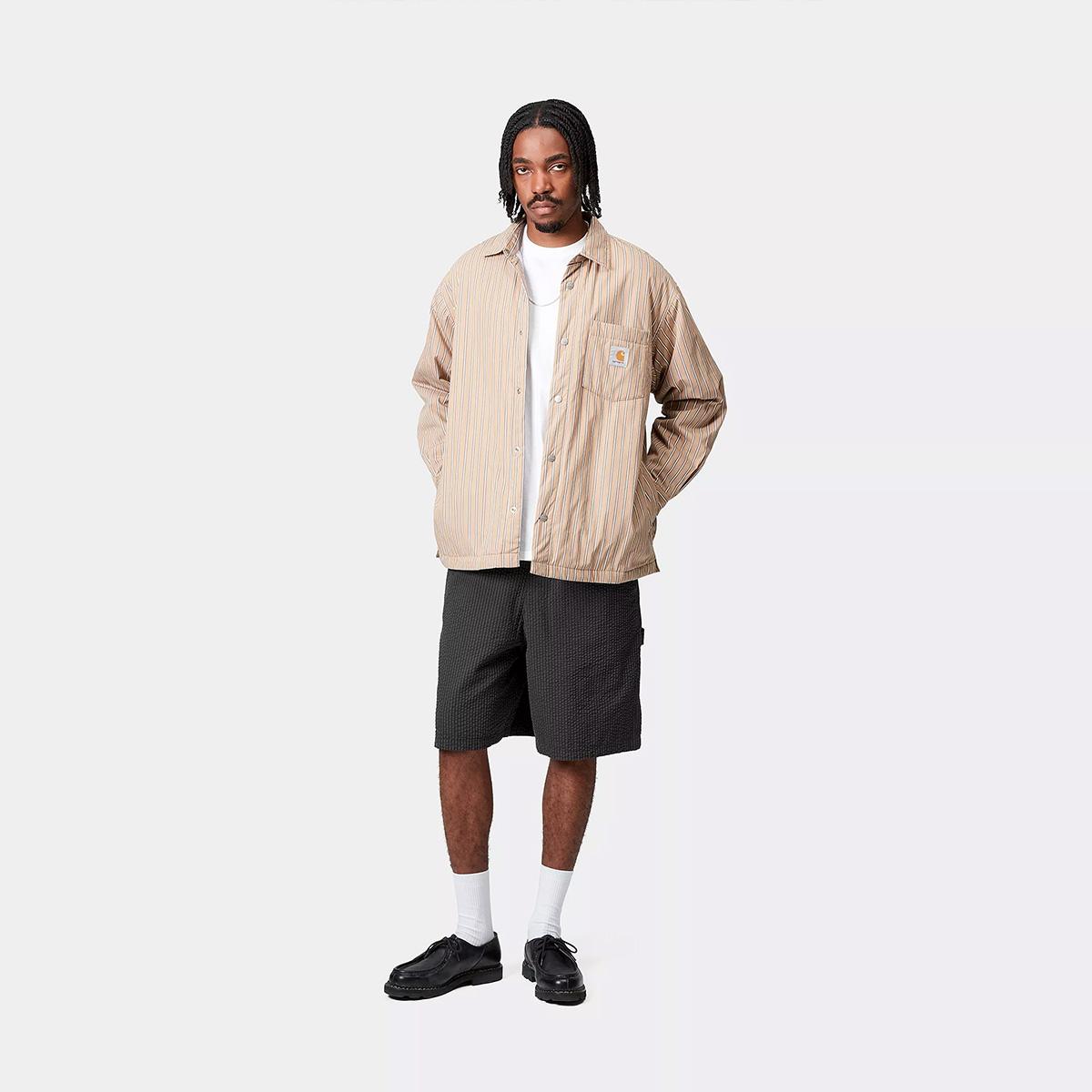 Carhartt WIP Toland Short Toland Stripe Black
