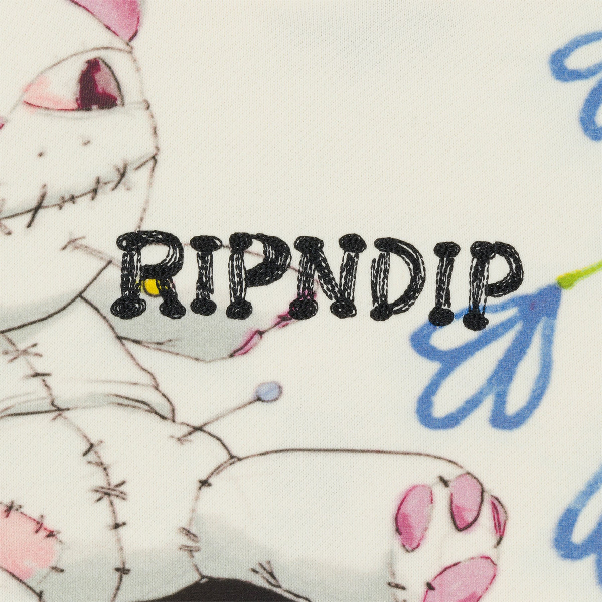 RIPNDIP Travis Hoodie Off White RIPNDIP Travis Hoodie Off White