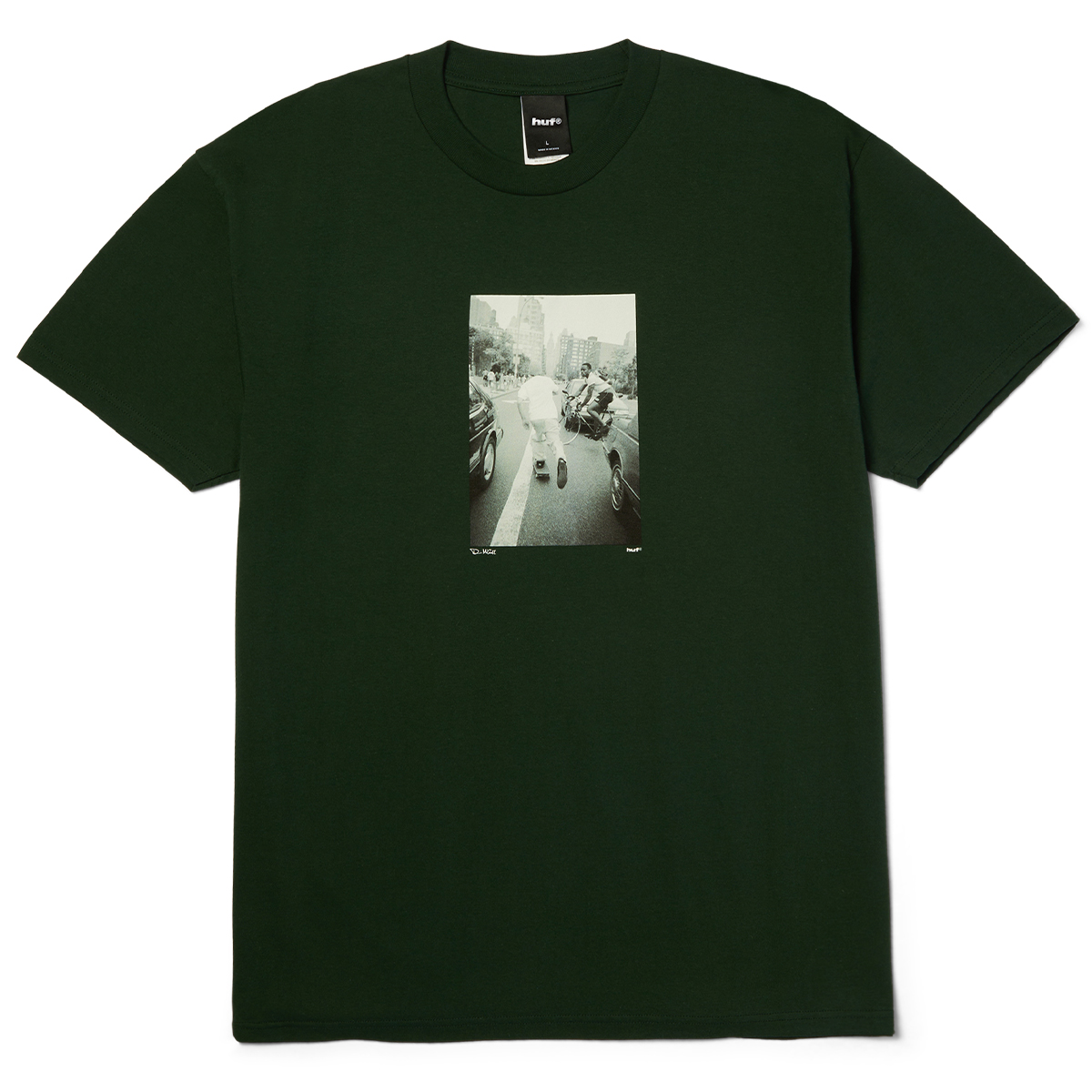 HUF Fight The Traffic T-Shirt Forest Green