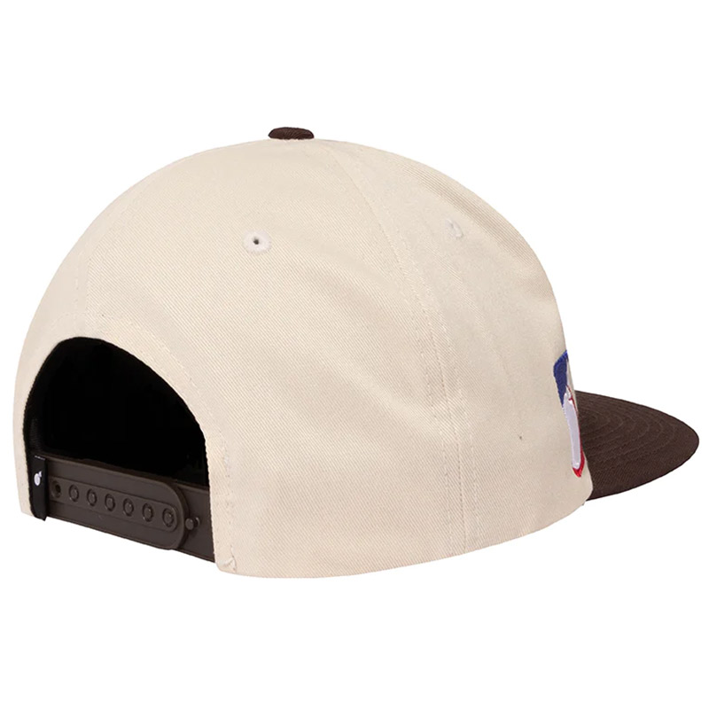 The Hundreds Team Snapback Cap Cream The Hundreds Team Snapback Cap Cream