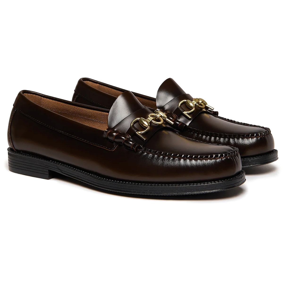 G.H.Bass x POP Easy Weejuns Lincoln Leather Chocolate Leather