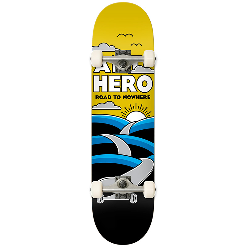 Anti Hero Nowhere Complete Skateboard Blue/Yellow 7.3