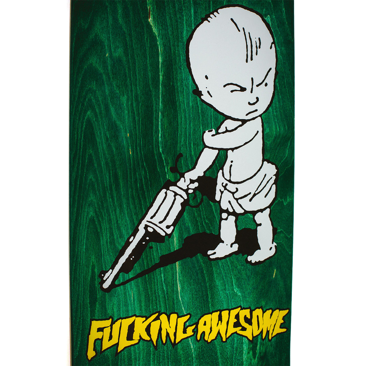 Fucking Awesome Gun Baby Skateboard Deck -Shape 1- 8.5 Fucking Awesome Gun Baby Skateboard Deck -Shape 1- 8.5