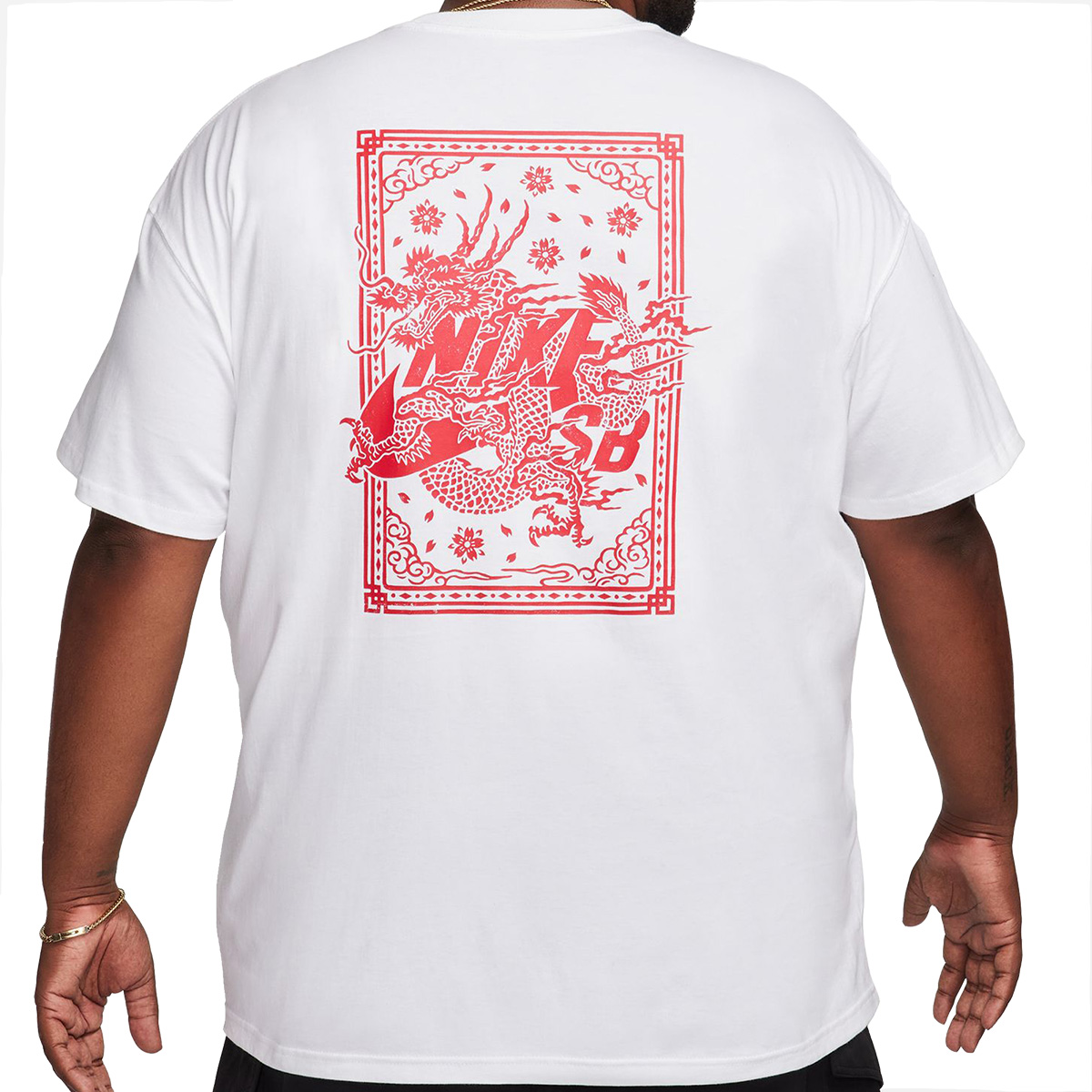 Nike SB M90 Dragon T-Shirt White/University Red M 1135406_M
