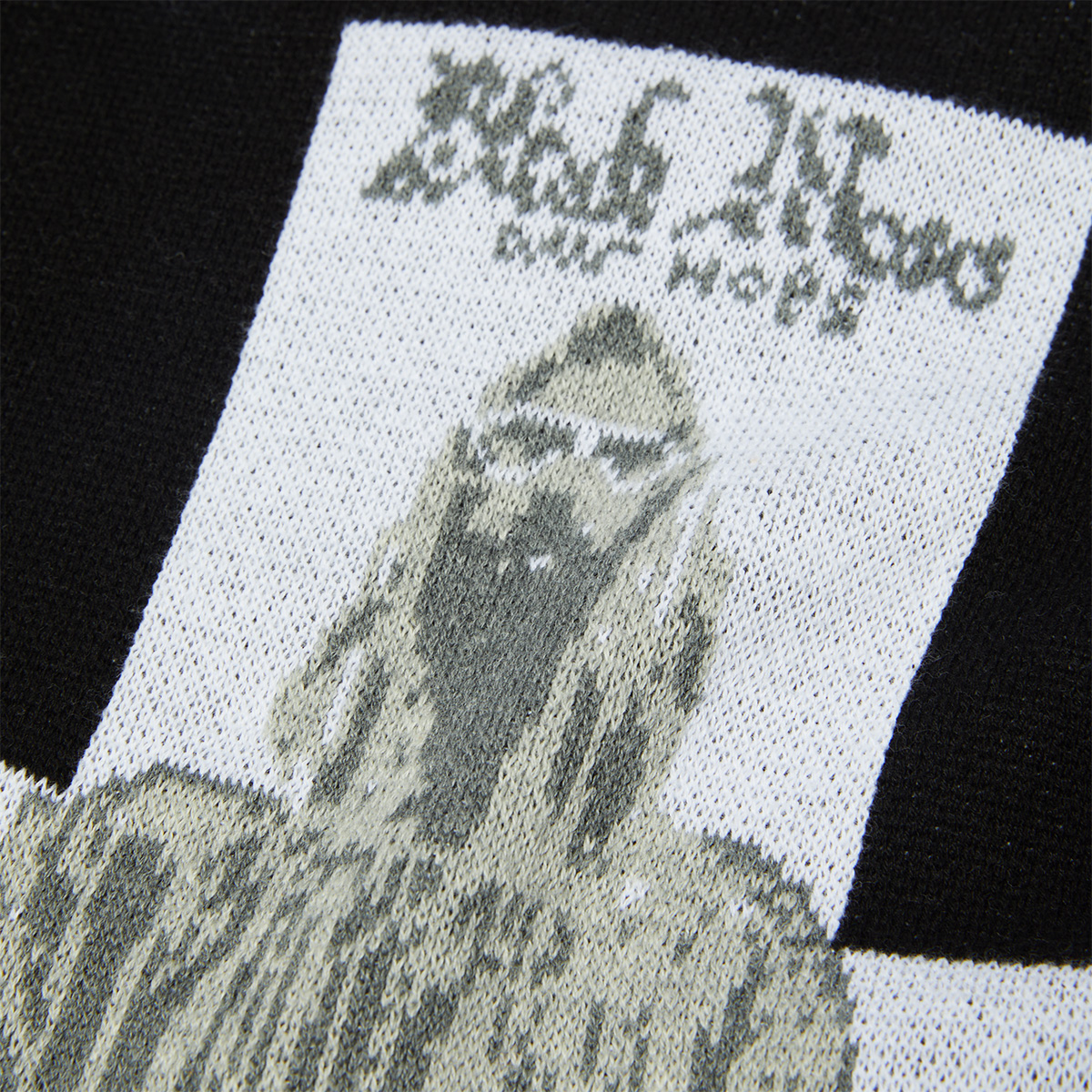HUF Black Moses Knit Sweater Black