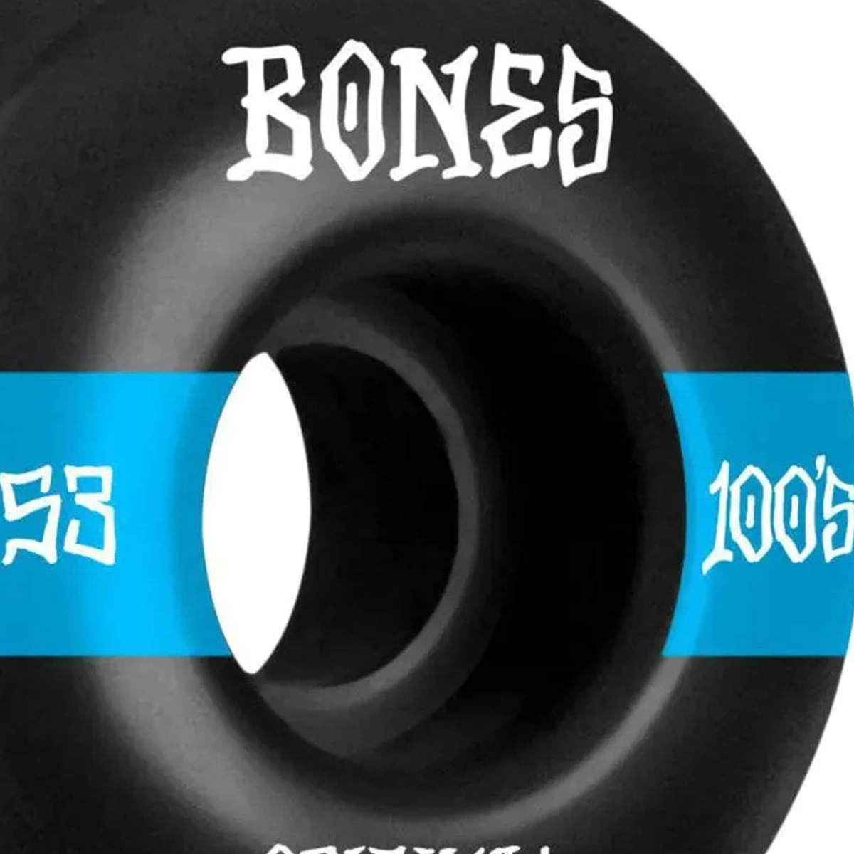 Bones 100's #14 V4 Wide Wheels 100a Black 53mm