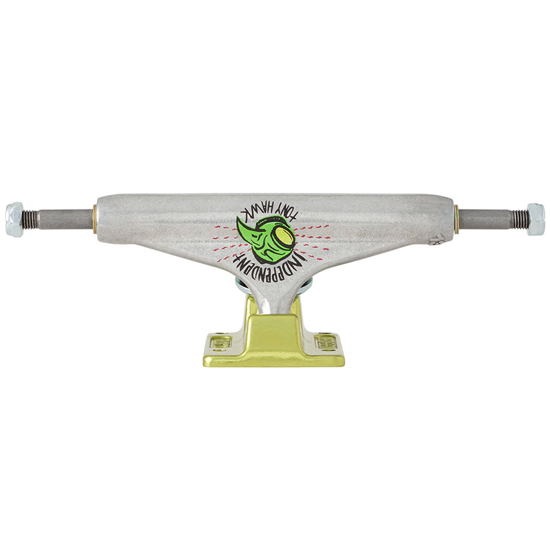 Independent Hollow Pro Tony Hawk Transmission Standard Stage 11 Truck Silver/Green 169 - 9.125" Independent Hollow Pro Tony Hawk Transmission Standard Stage 11 Truck Silver/Green 169 - 9.125"