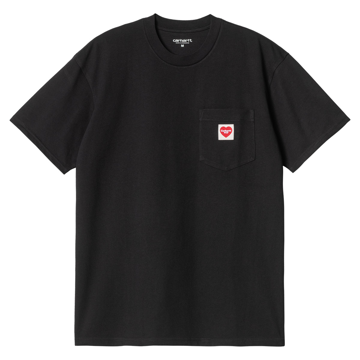 Carhartt WIP Pocket Heart T-Shirt Black/Red Carhartt WIP Pocket Heart T-Shirt Black/Red
