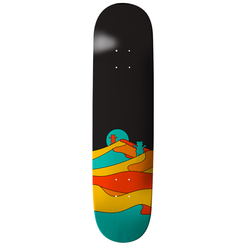Grizzly Sahara Skateboard Deck Black 8.0