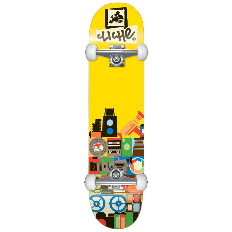 Cliché Document FP Complete Skateboard Yellow 8.0