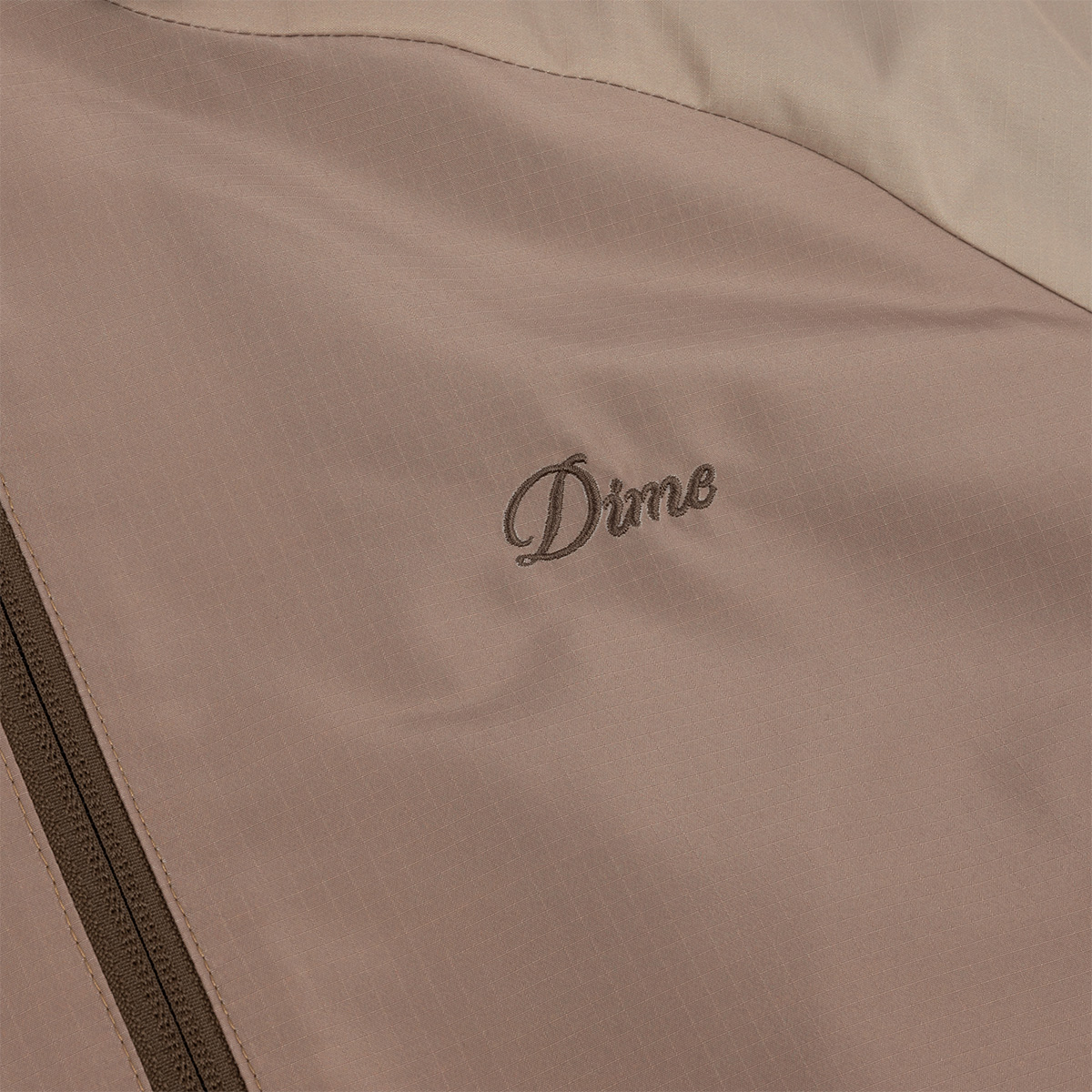 Dime Gradient Windbreaker Jacket Brown Dime Gradient Windbreaker Jacket Brown