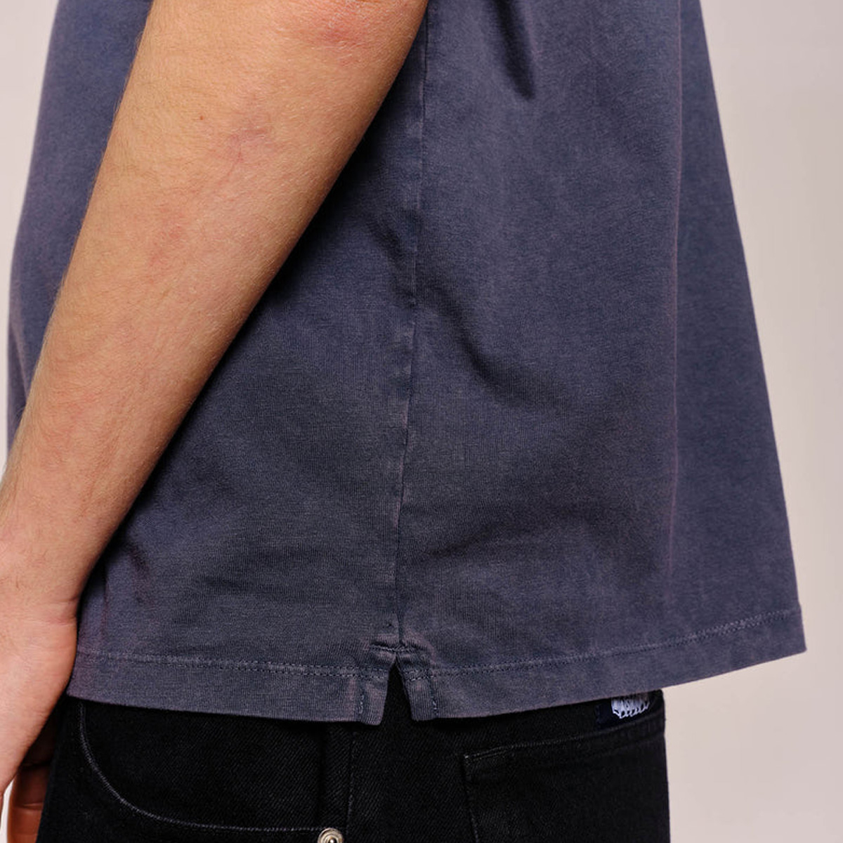 POP Logo T-Shirt Washed Navy