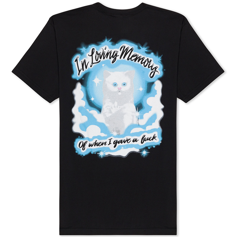 RIPNDIP In Loving Memory T-Shirt Black RIPNDIP In Loving Memory T-Shirt Black