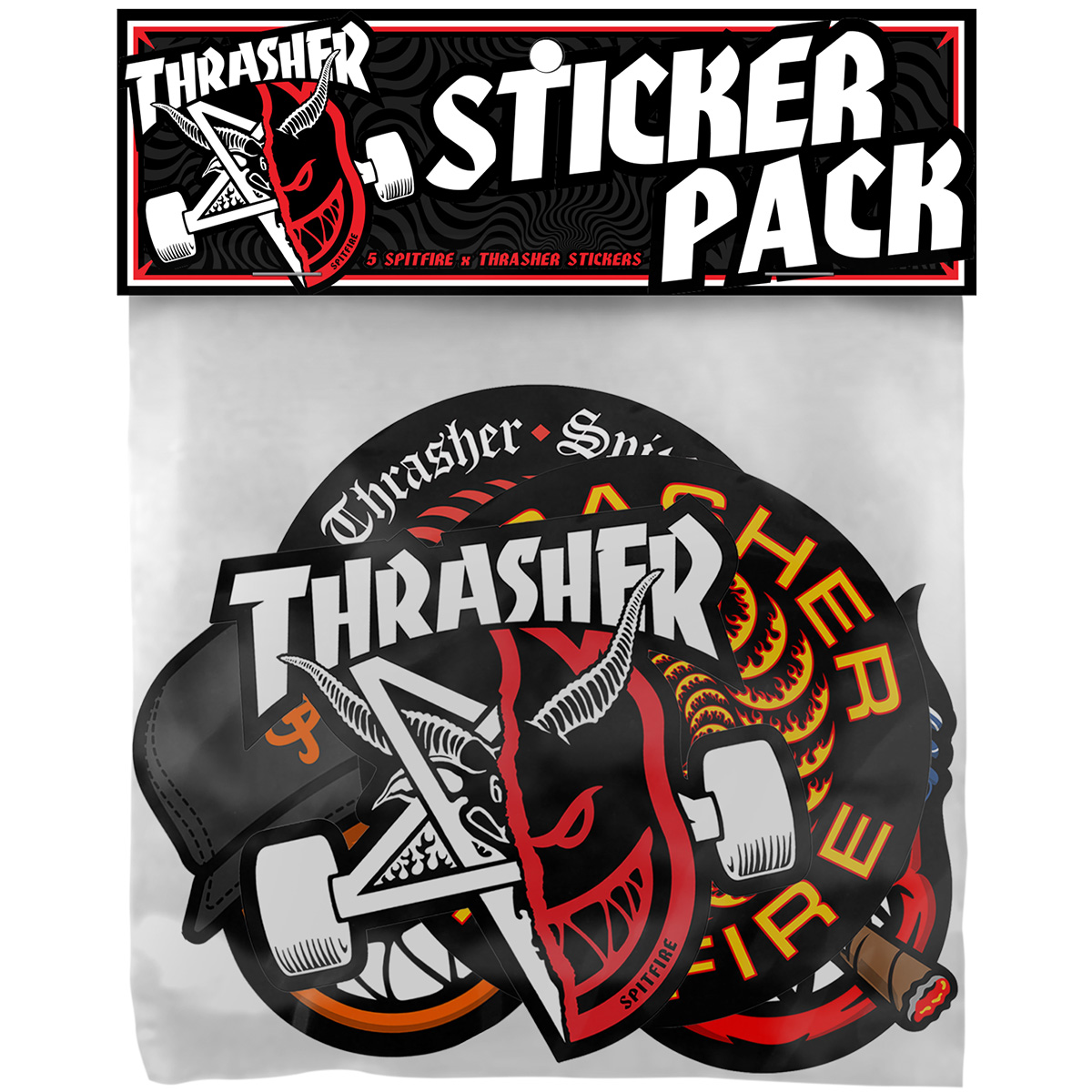 Spitfire Thrasher Sticker Pack