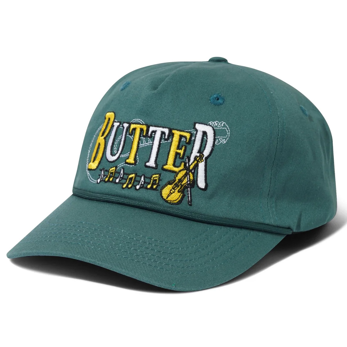 Butter Goods Arrangement Pinch Front Cap Dark Teal Butter Goods Arrangement Pinch Front Cap Dark Teal