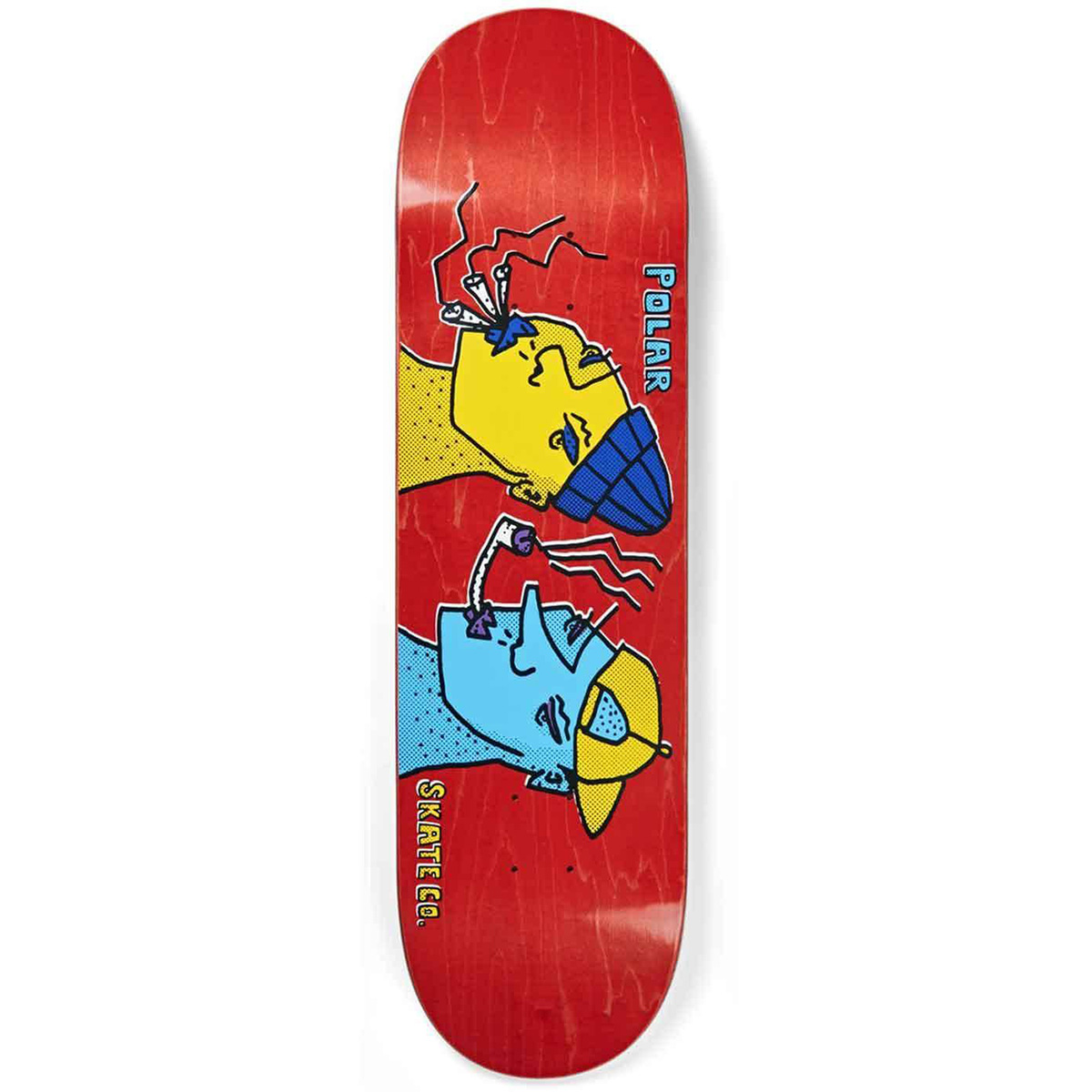 Polar Team Smoking Heads Skateboard Deck 8.375