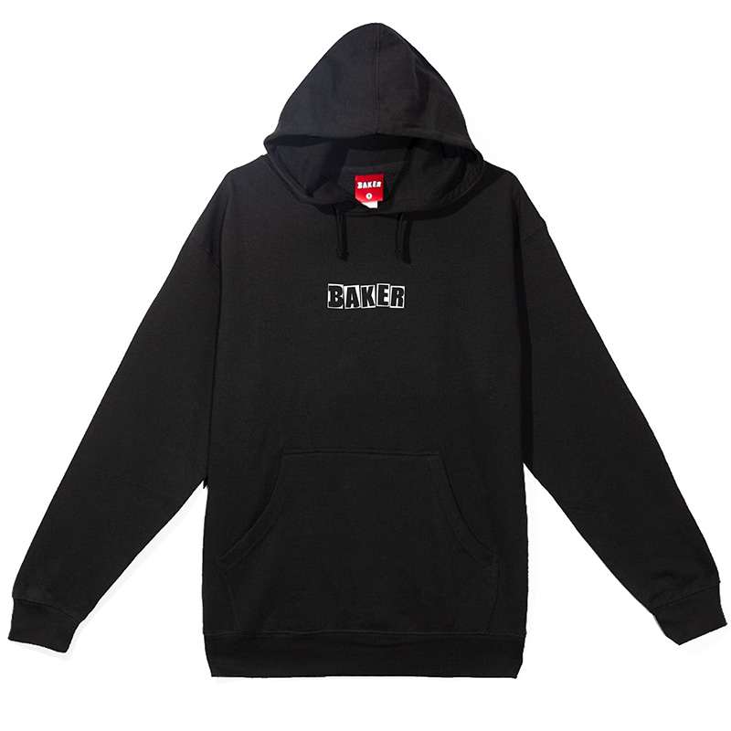 Baker Brand Logo Pullover Hoodie Black Baker Brand Logo Pullover Hoodie Black