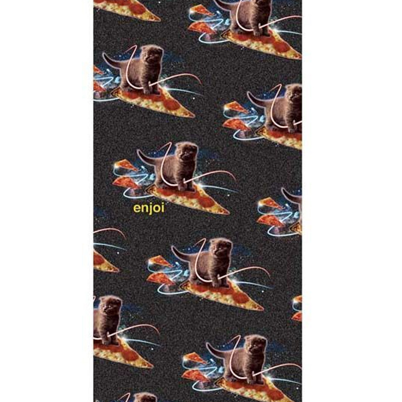 Enjoi Pizza Cat Grip Tape Sheet Black Enjoi Pizza Cat Grip Tape Sheet Black