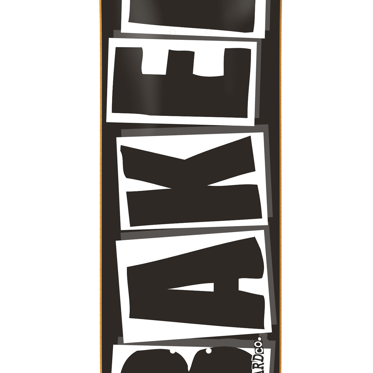 Baker Brand Logo Black/White Skateboard Deck 8.475 Baker Brand Logo Black/White Skateboard Deck 8.475
