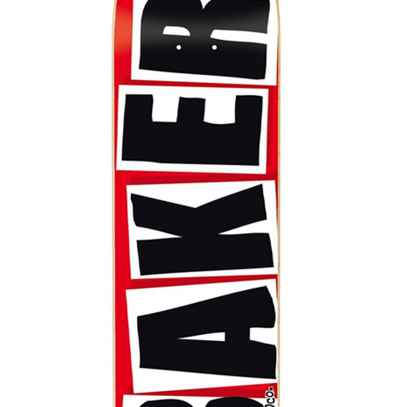 Baker Brand Logo Black Skateboard Deck 8.75