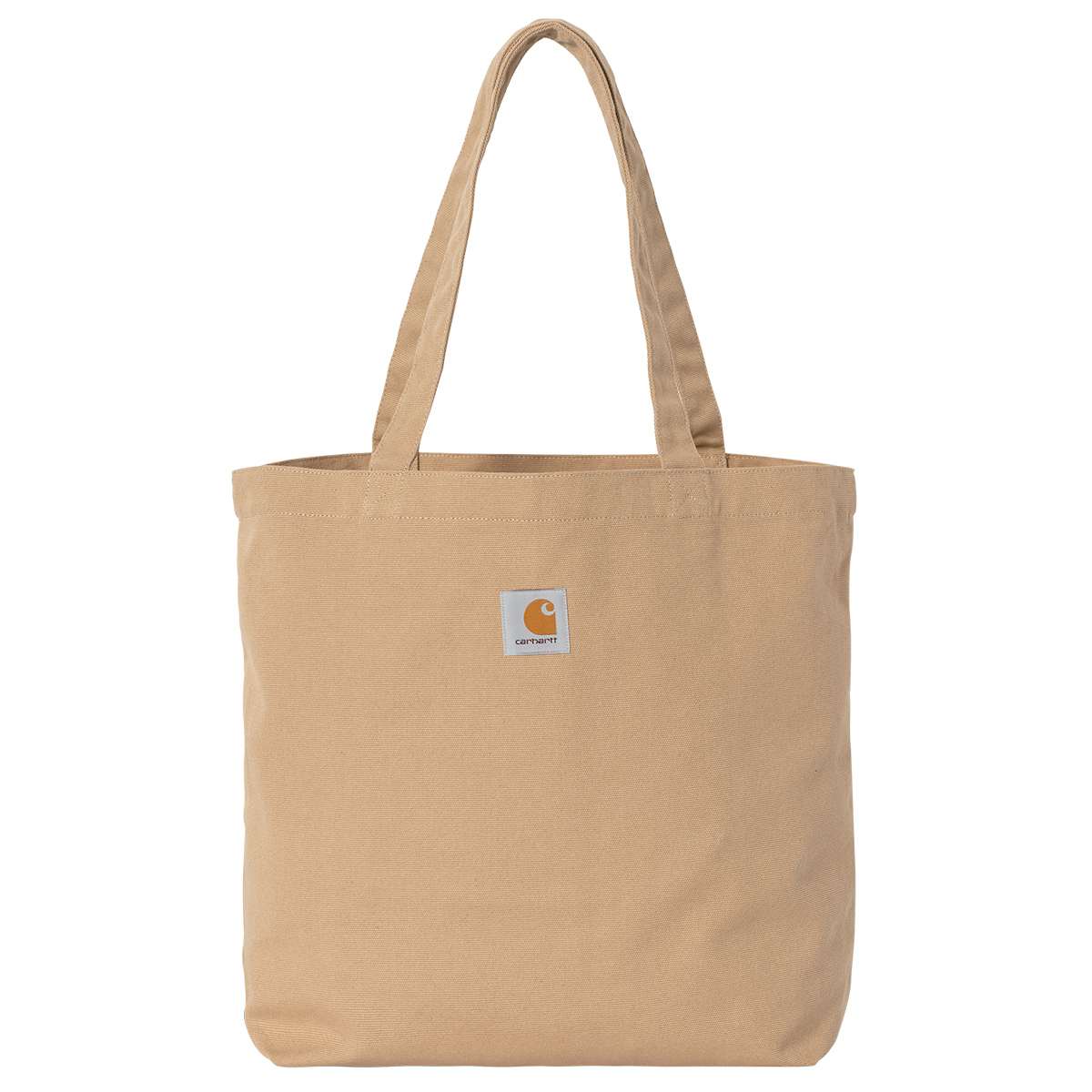 Carhartt WIP Canvas Graphic Tote Bag Arcan Print Dusty H Brown