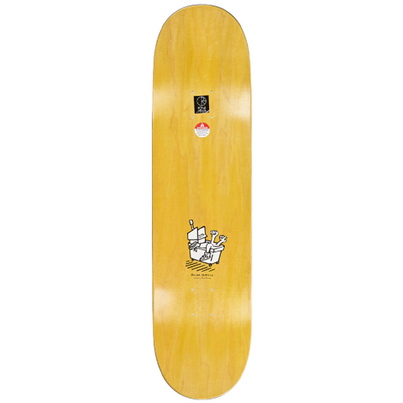 Polar Dane Brady Mopping Skateboard Deck Green 8.375