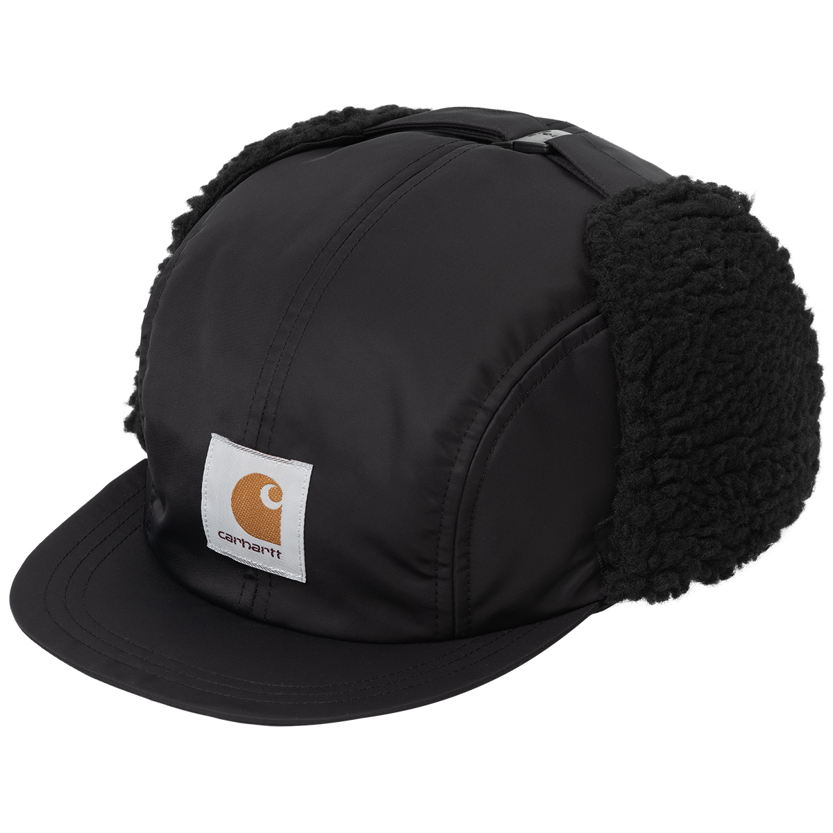 Carhartt WIP Oltera Ear Guard Cap Black Carhartt WIP Oltera Ear Guard Cap Black
