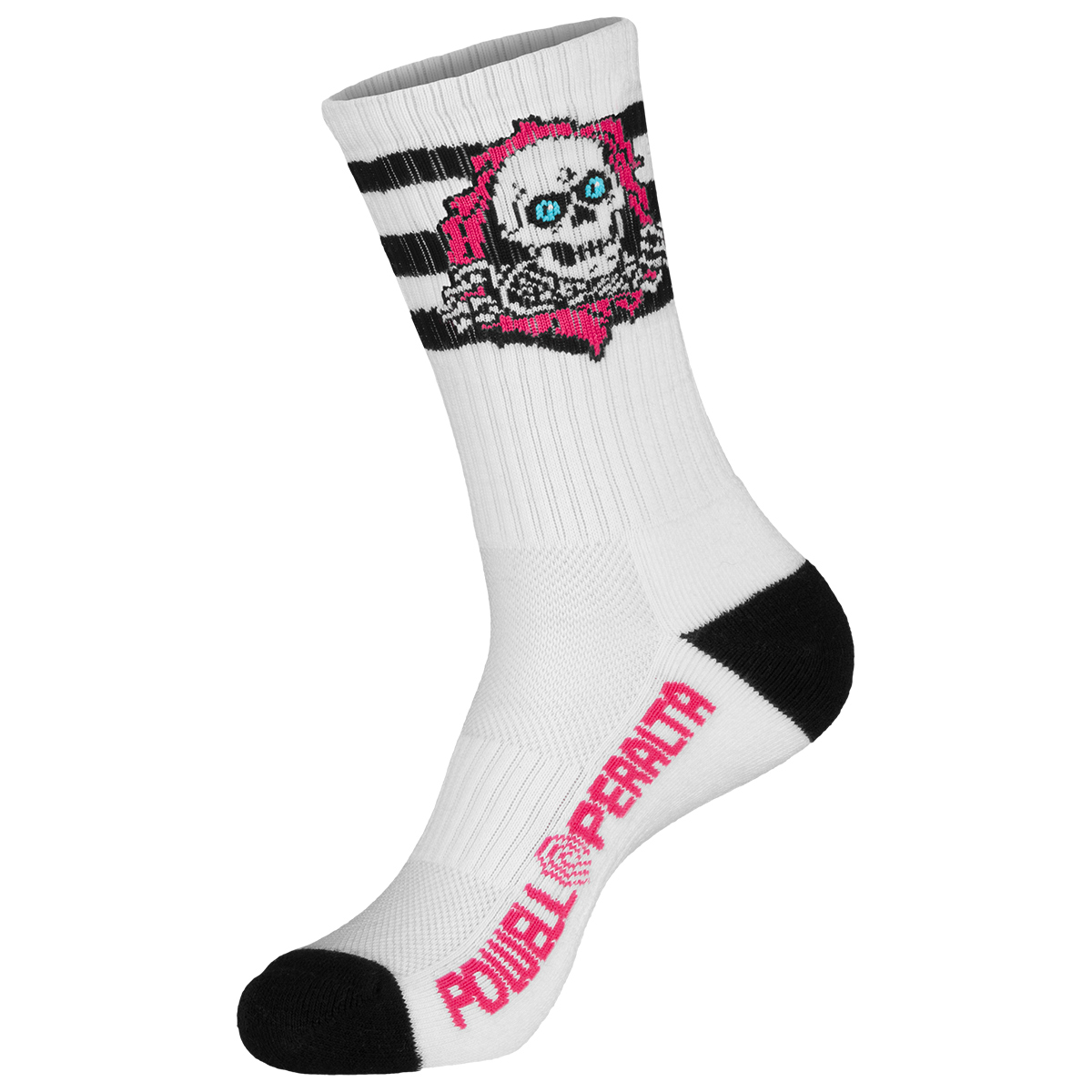 Powell Peralta Ripper Socks Stripes Pink/Black/White Powell Peralta Ripper Socks Stripes Pink/Black/White