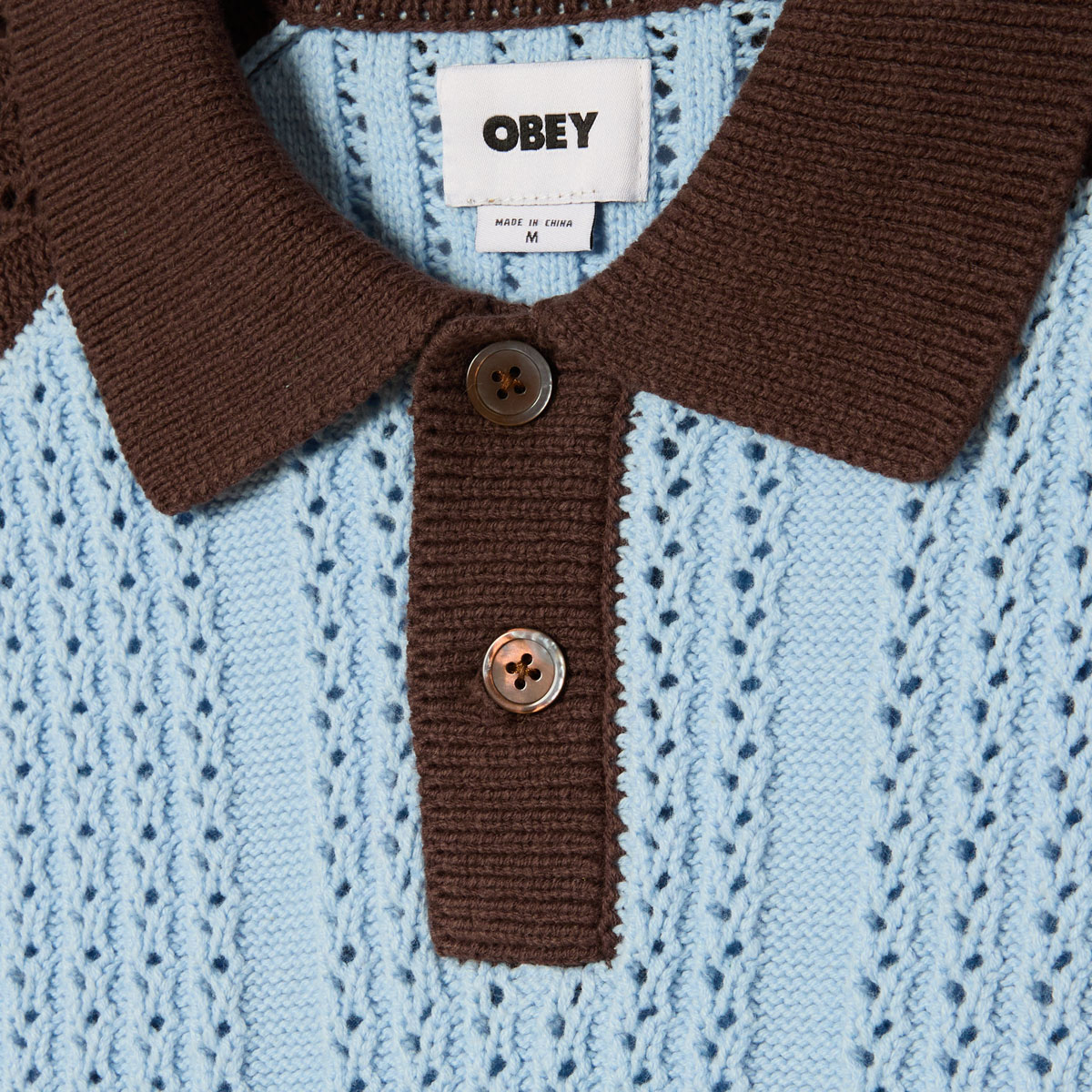 Obey Abel Polo Sweater Skyway