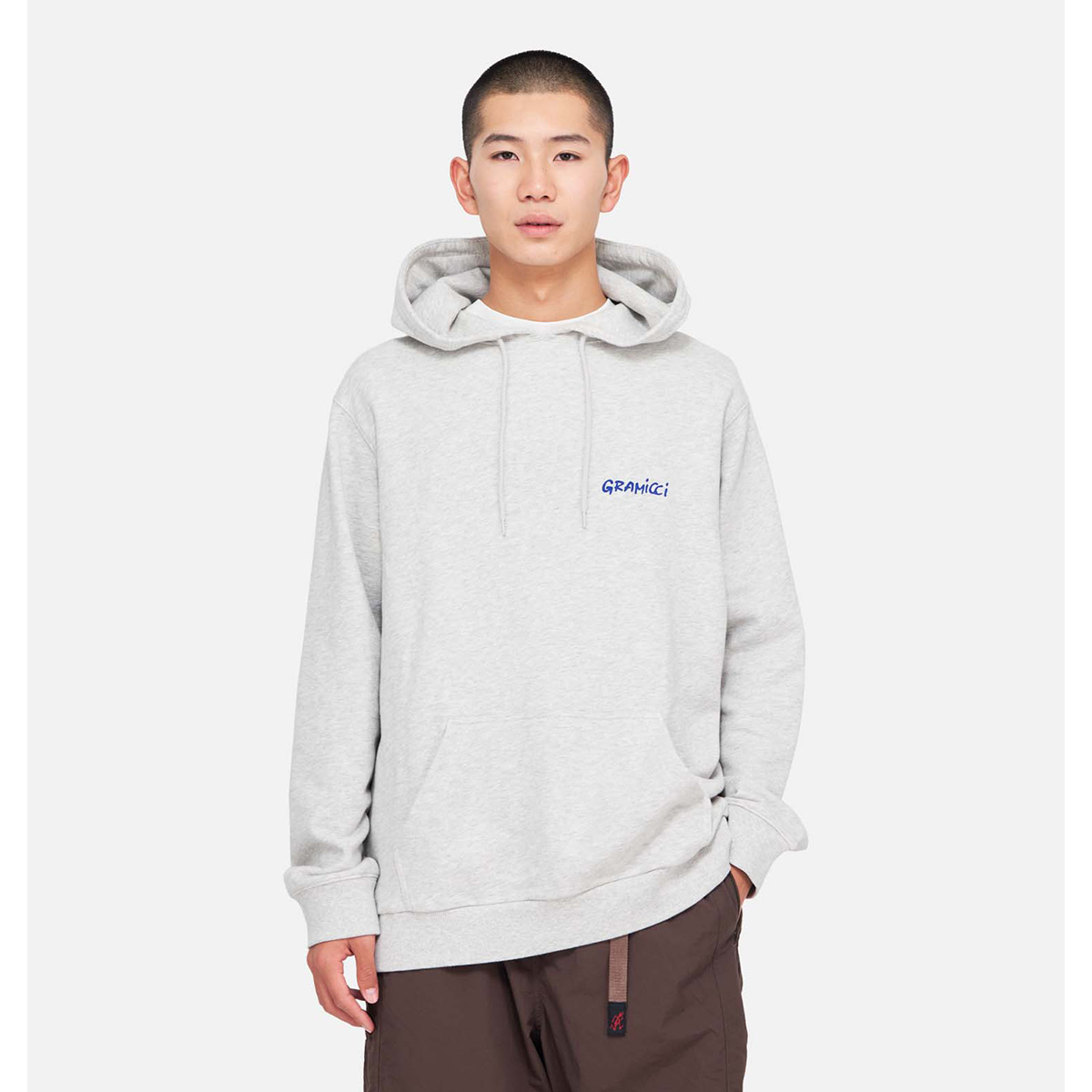 Gramicci Snail Hooded Sweater Heather Ash Gramicci Snail Hooded Sweater Heather Ash