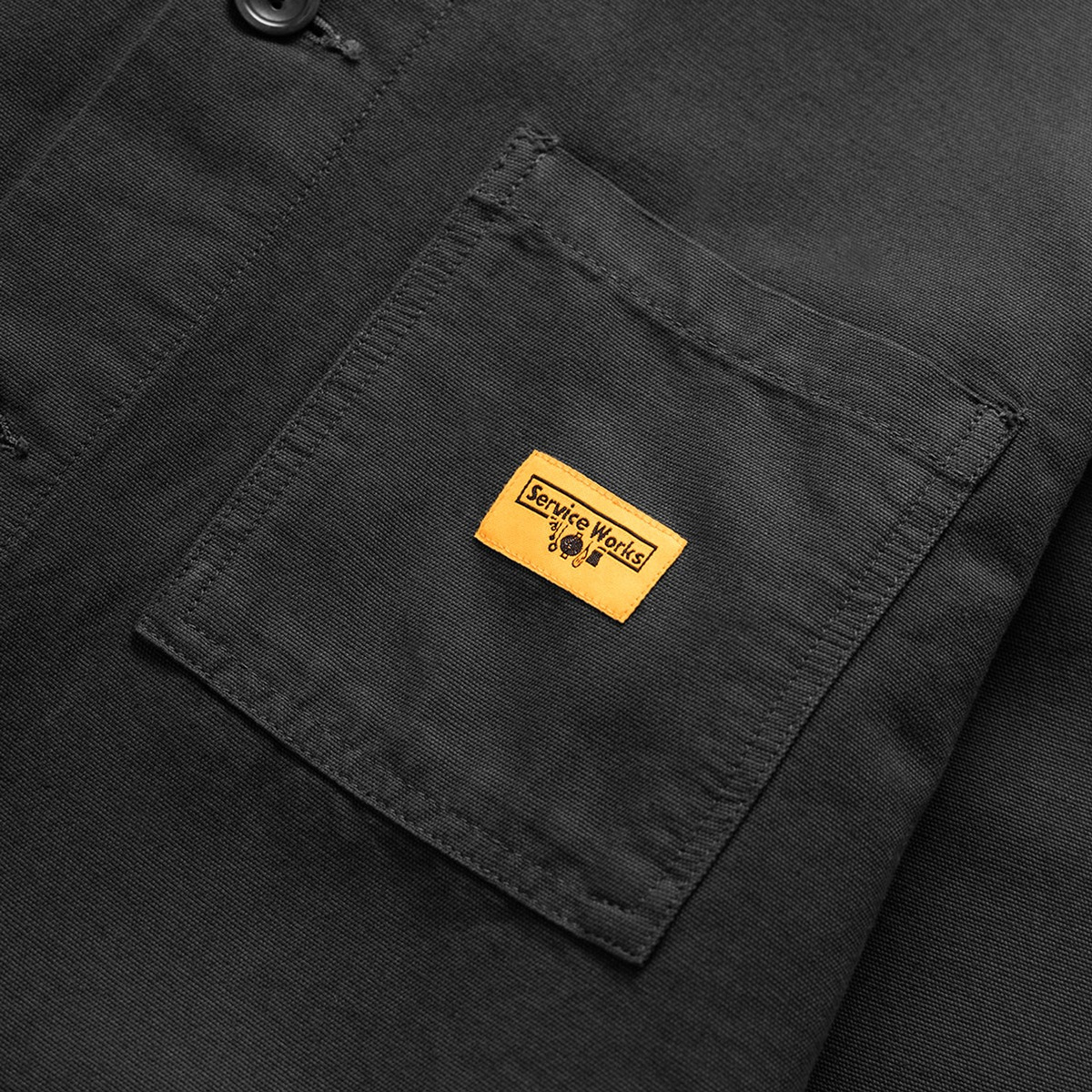Service Works Canvas Coverall Jacket Black Service Works Canvas Coverall Jacket Black