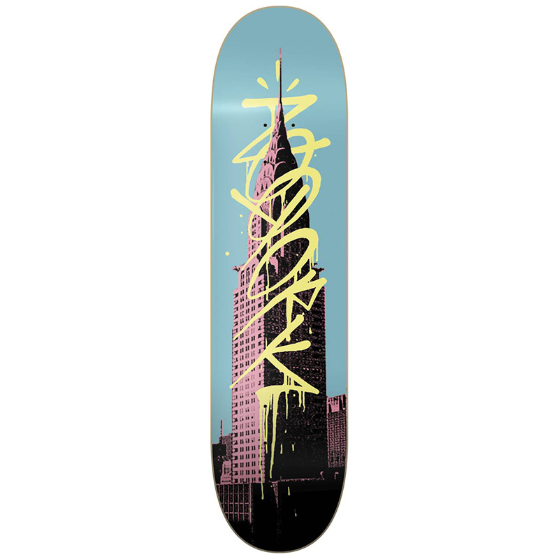 Zoo York Chrysler Tag Pop Skateboard Deck Mutli 8.25