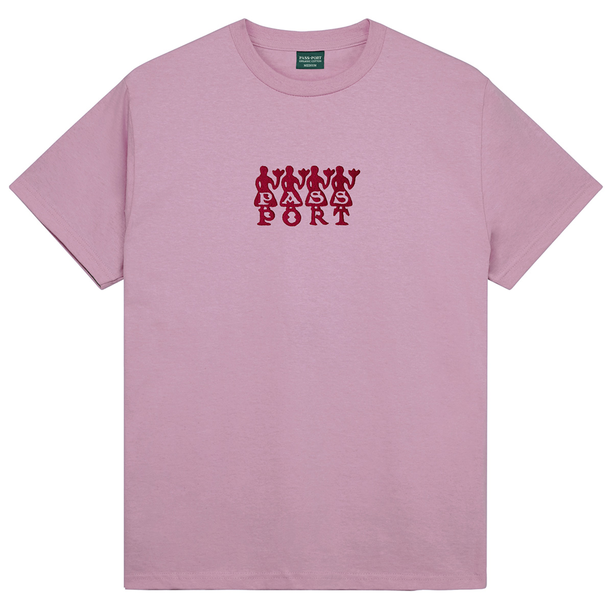 Pass Port 4 Flowers Organic Cotton T-shirt Dusty Pink