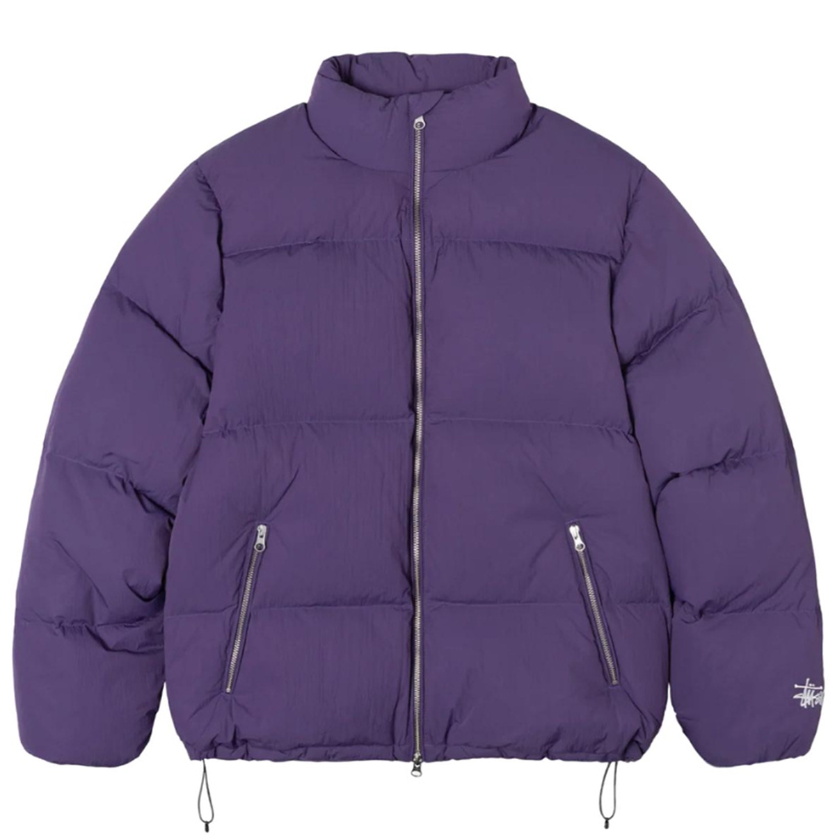 Stussy Nylon Down Puffer Jacket Purple Stussy Nylon Down Puffer Jacket Purple