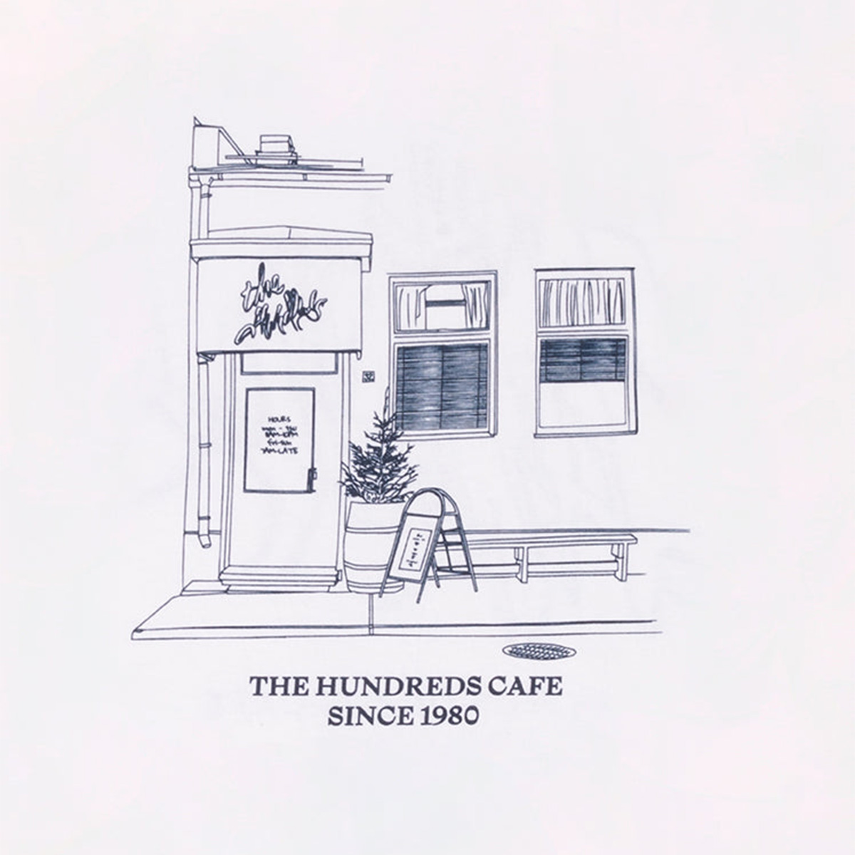 The Hundreds Cafe T-Shirt White The Hundreds Cafe T-Shirt White