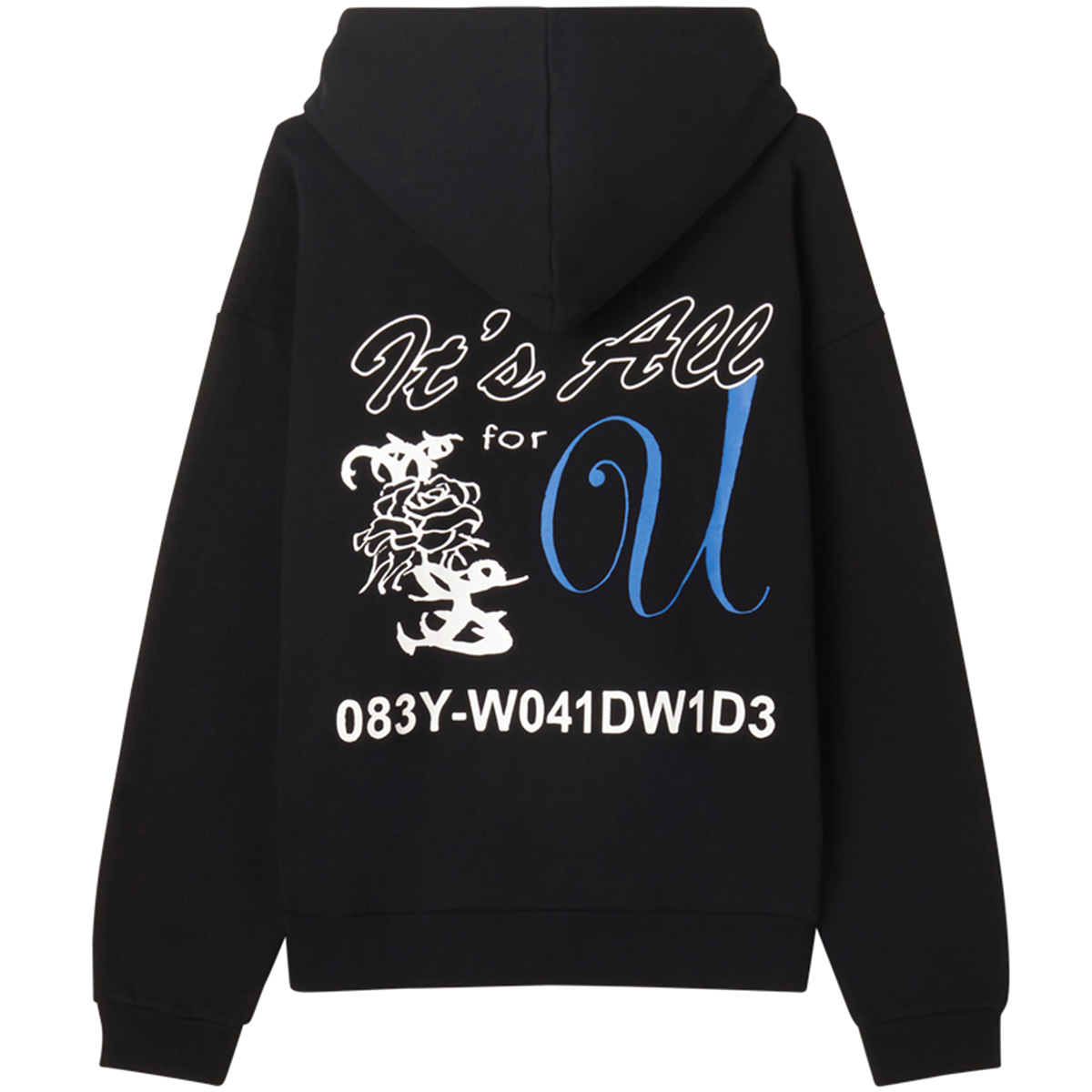 Obey For You II Extra Heavy Hooded Sweater Black Obey For You II Extra Heavy Hooded Sweater Black