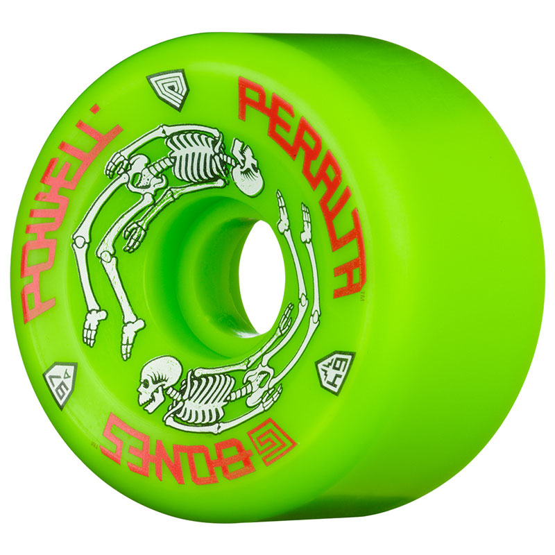 Powell Peralta G-Bones Wheels Green 97A 64mm Powell Peralta G-Bones Wheels Green 97A 64mm