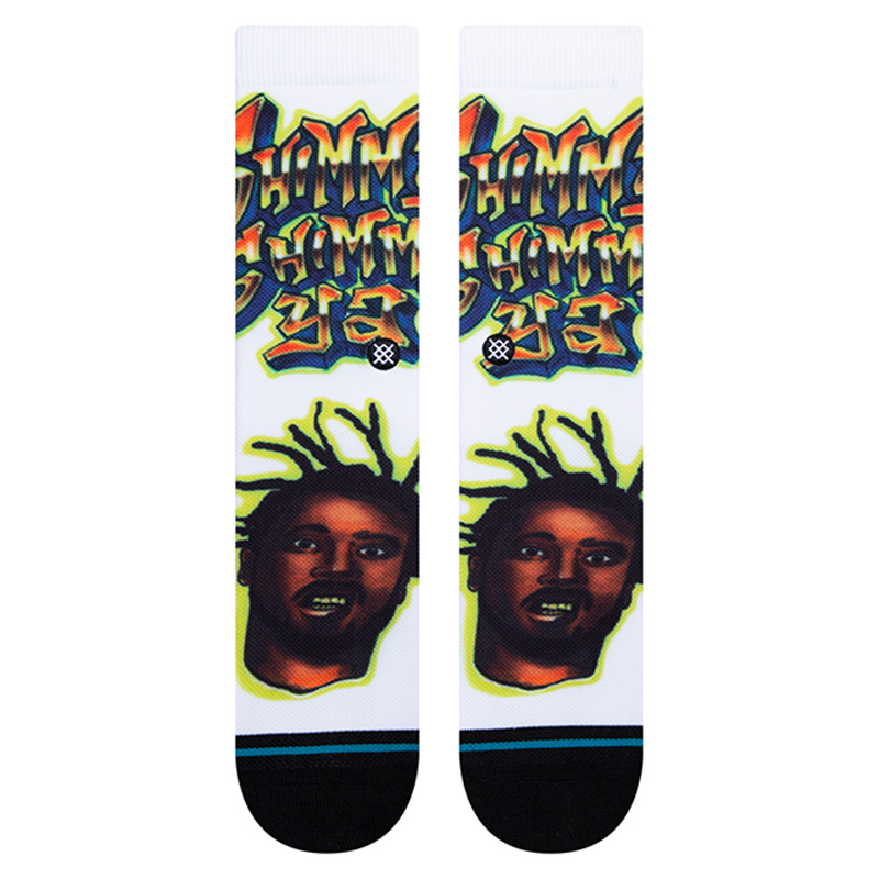 Stance Wu-Tand ODB Shimmy Shimmy Ya Socks White Stance Wu-Tand ODB Shimmy Shimmy Ya Socks White