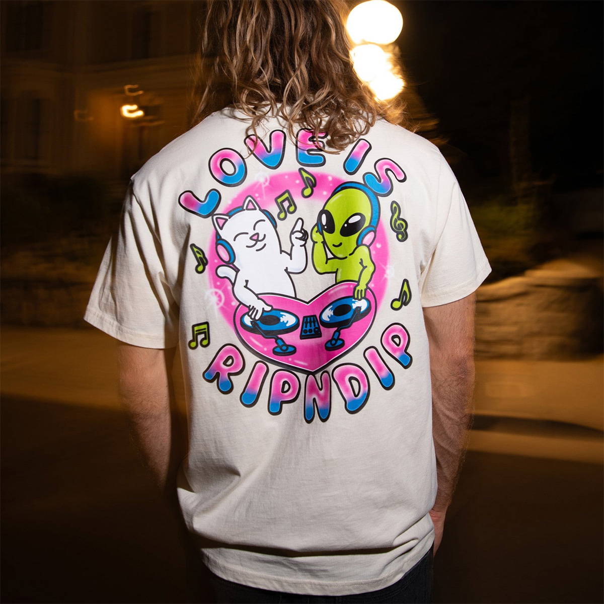 RipnDip Love Is Ripndip T-Shirt Natural RipnDip Love Is Ripndip T-Shirt Natural