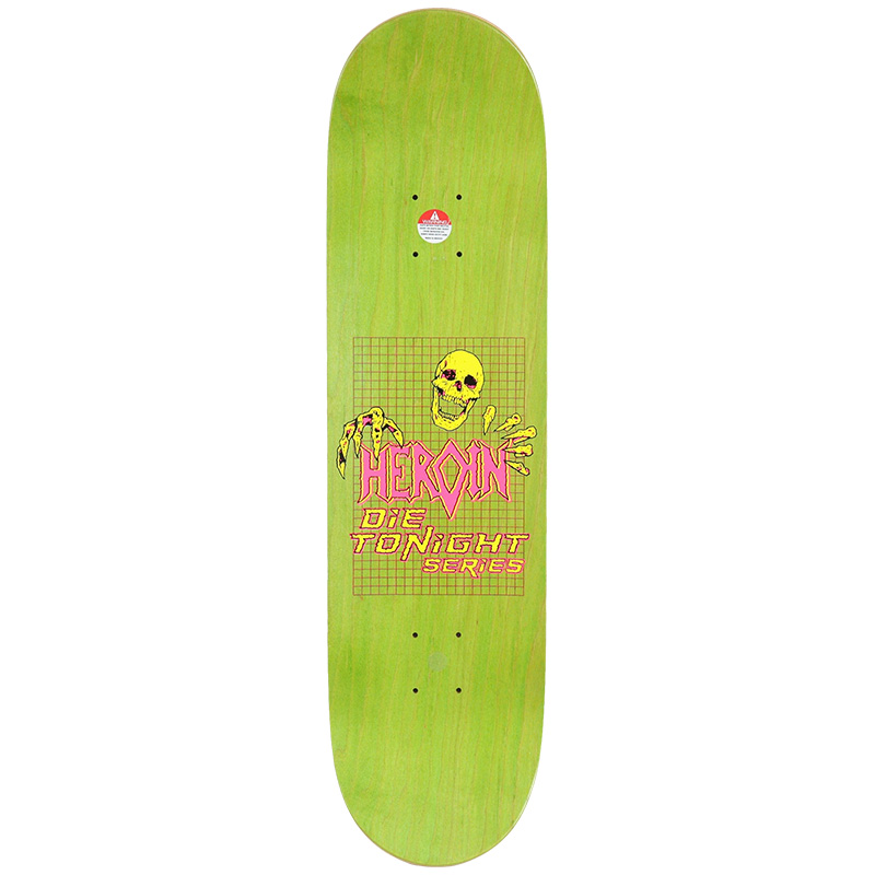 Heroin Lee Yankou Die Tonight Skateboard Deck 8.25 Heroin Lee Yankou Die Tonight Skateboard Deck 8.25