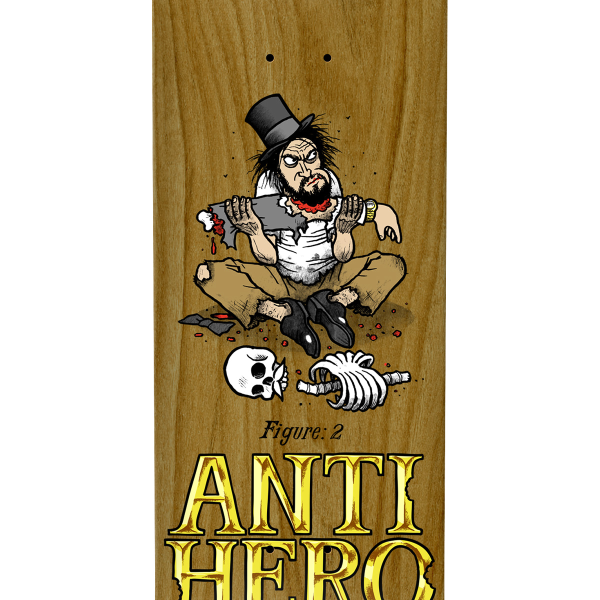 Anti Hero Chapman Eat The Rich Skateboard Deck 8.32