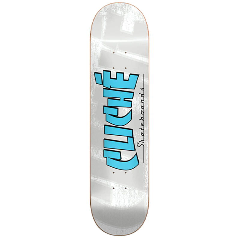Clich��� Banco RHM Skateboard Deck Blue/White 7.75
