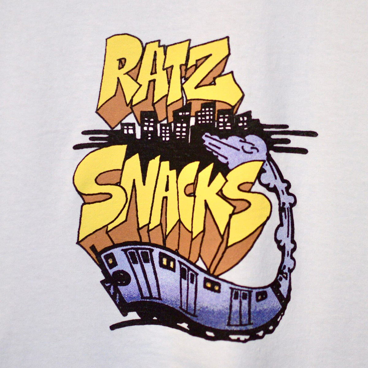 Quartersnacks Rat Ratz Train T-Shirt White