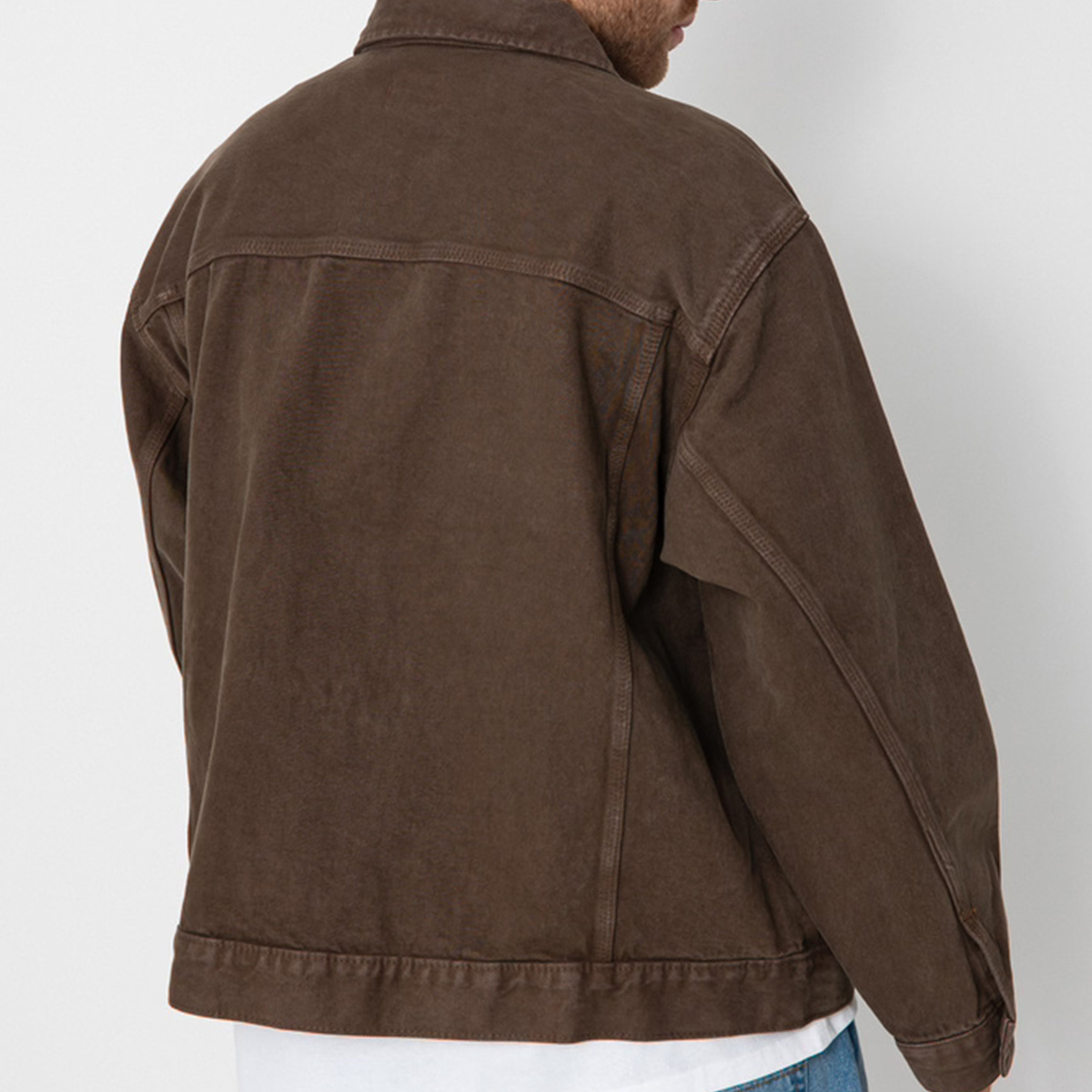 Vans Skate Garage Denim Jacket Coal Brown Vans Skate Garage Denim Jacket Coal Brown