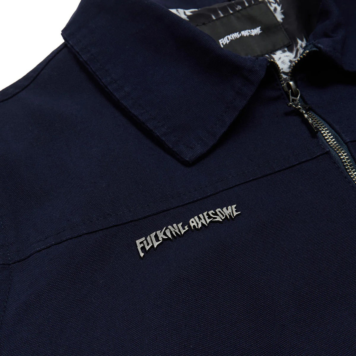 Fucking Awesome Double Zip Workshirt Dark Blue